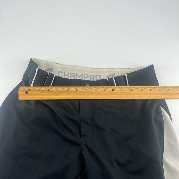 Champro Softball Pants Womens Large Black White Knee Length Sportswear Active - Picture 3 of 5